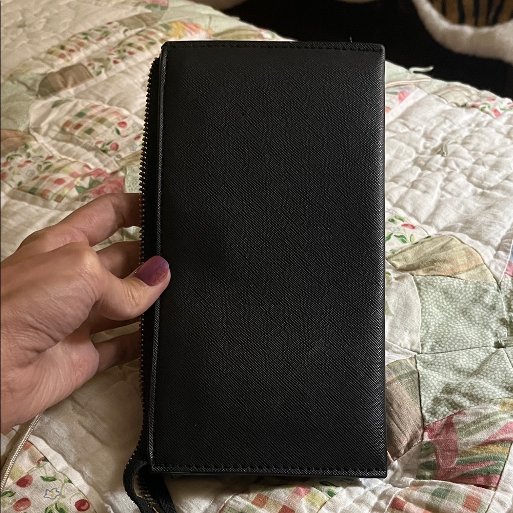 Kate Spade Black Textured Clutch - Picture 6 of 6